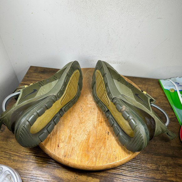 Nike Air Max 270 Mens Olive Green Running Lifestyle Shoes Size 9 AH8050-201 - Picture 4 of 8